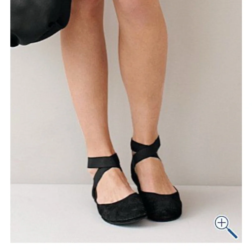 Gentle Souls Bay Unique Ankle Strap Flats - Picture 2 of 8